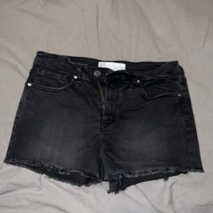 RSQ black jean shorts